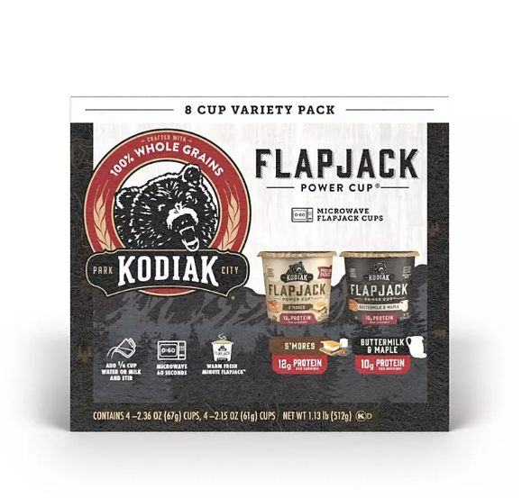 Kodiak Cakes Flapjack Power Cups, Variety Pack (8 pk.)