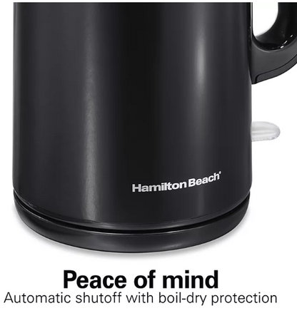 Hamilton Beach Cool-Touch Kettle, 1.6 Liter Capacity