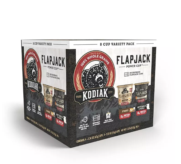 Kodiak Cakes Flapjack Power Cups, Variety Pack (8 pk.)