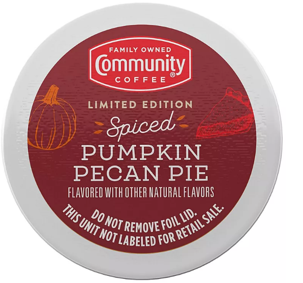 Community Coffee Single Serve Cups, Spiced Pumpkin Pecan Pie (80 ct)