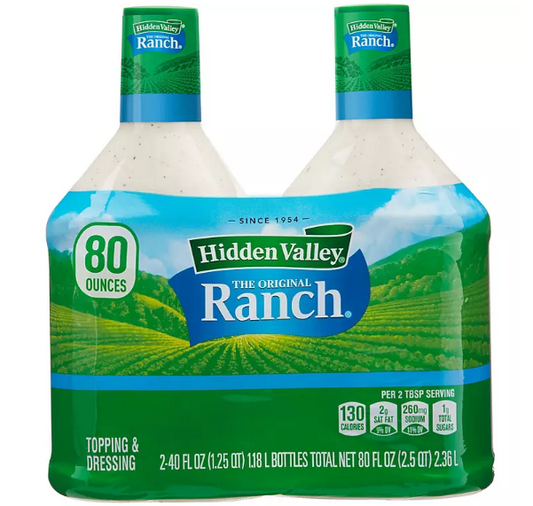 Hidden Valley Original Ranch Dressing (40 oz., 2 pk.)