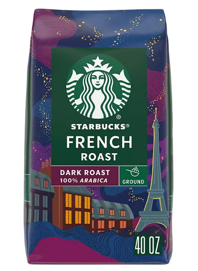 Starbucks Dark French Roast Ground Coffee (40 oz.)