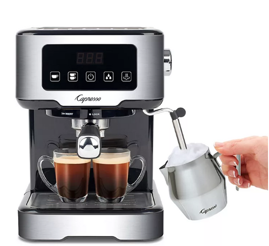 Capresso Touchscreen Espresso Machine with Removable Water Tank