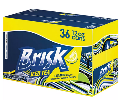 Lipton Brisk Lemon Iced Tea (12 oz., 36 pk.)