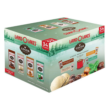 Land O'Lakes Cocoa Classics Hot Cocoa Mix, Variety Pack (34 pk.)