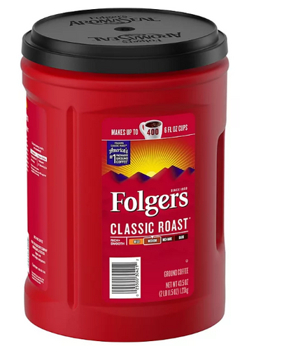 Folgers Classic Roast Ground Coffee (43.5 oz.)