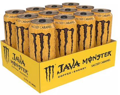 Monster Java Salted Caramel, Energy + Coffee (15.5 fl. oz., 12 pk.)