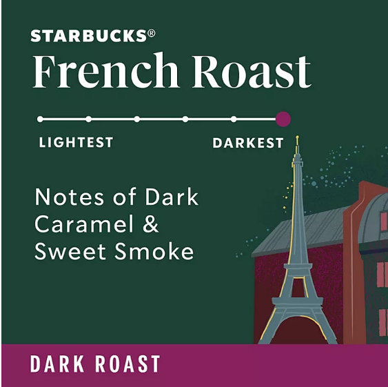 Starbucks Dark French Roast Ground Coffee (40 oz.)