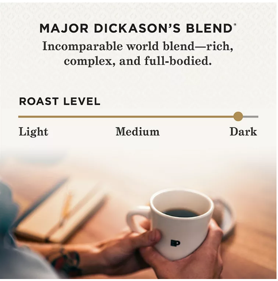 Peet's Coffee Major Dickason's Blend K-cups (75 ct .)