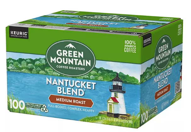 Green Mountain Coffee Roasters Nantucket Blend Keurig K-Cup Pods (100 ct.)