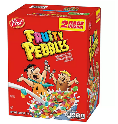 Post Fruity PEBBLES Gluten Free Breakfast Cereal (2 pk.)