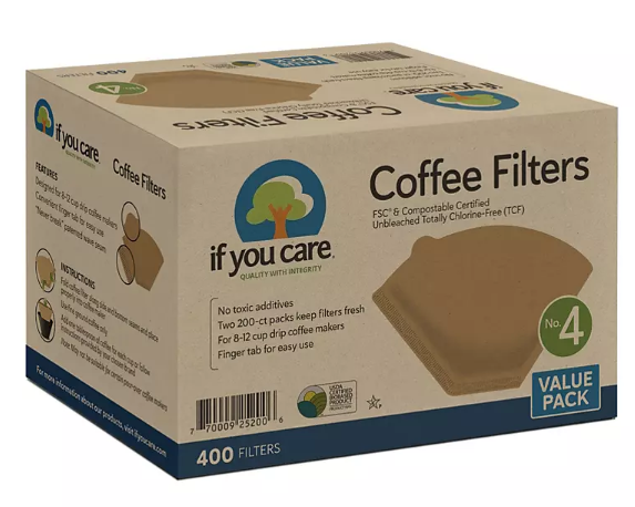 If You Care #4 Unbleached Coffee Filter (400 ct.)