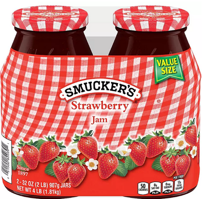 Smucker's Strawberry Jam (64 oz., 2 pk.)