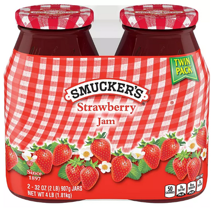 Smucker's Strawberry Jam (64 oz., 2 pk.)